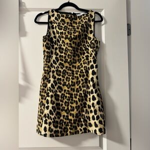 ZARA Animal print mini dress